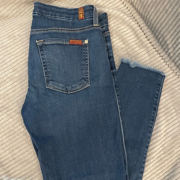 7 for all mankind the ankle skinny. Size 28. - Picture 1 of 4